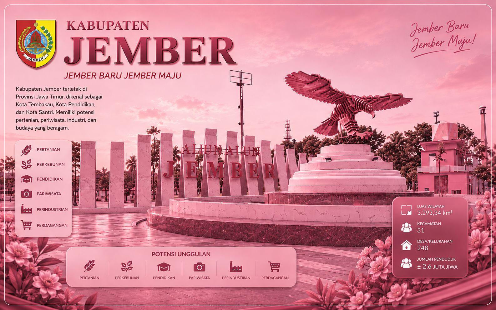 Kabupaten Jember - Bundaran Garuda Emas